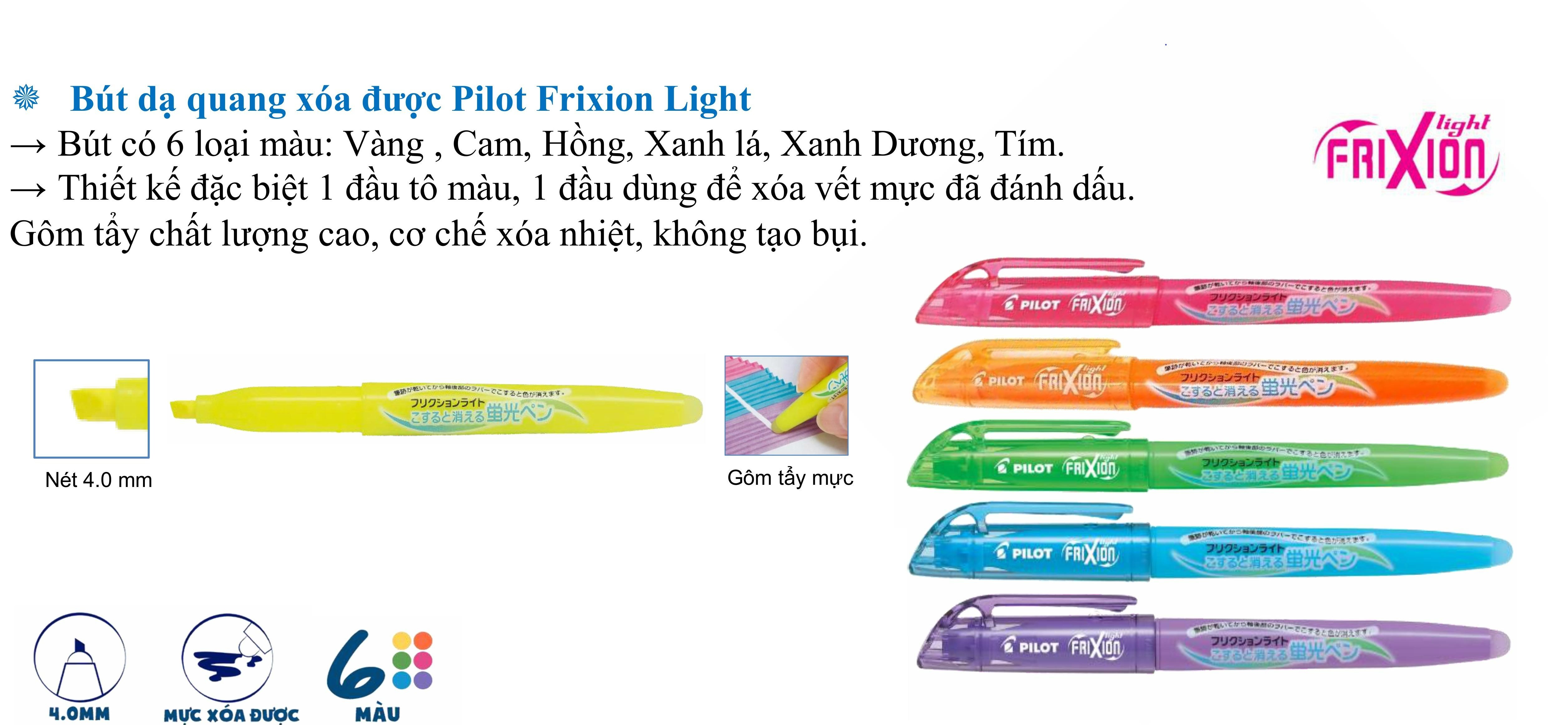 [Nhanh Nhanh] GIỚI THIỆU SẢN PHẨM BÚT PILOT FRIXION LIGHT XÓA ĐƯỢC